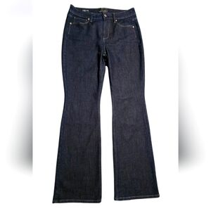 White House Black Market Dark Blue Flare Jeans